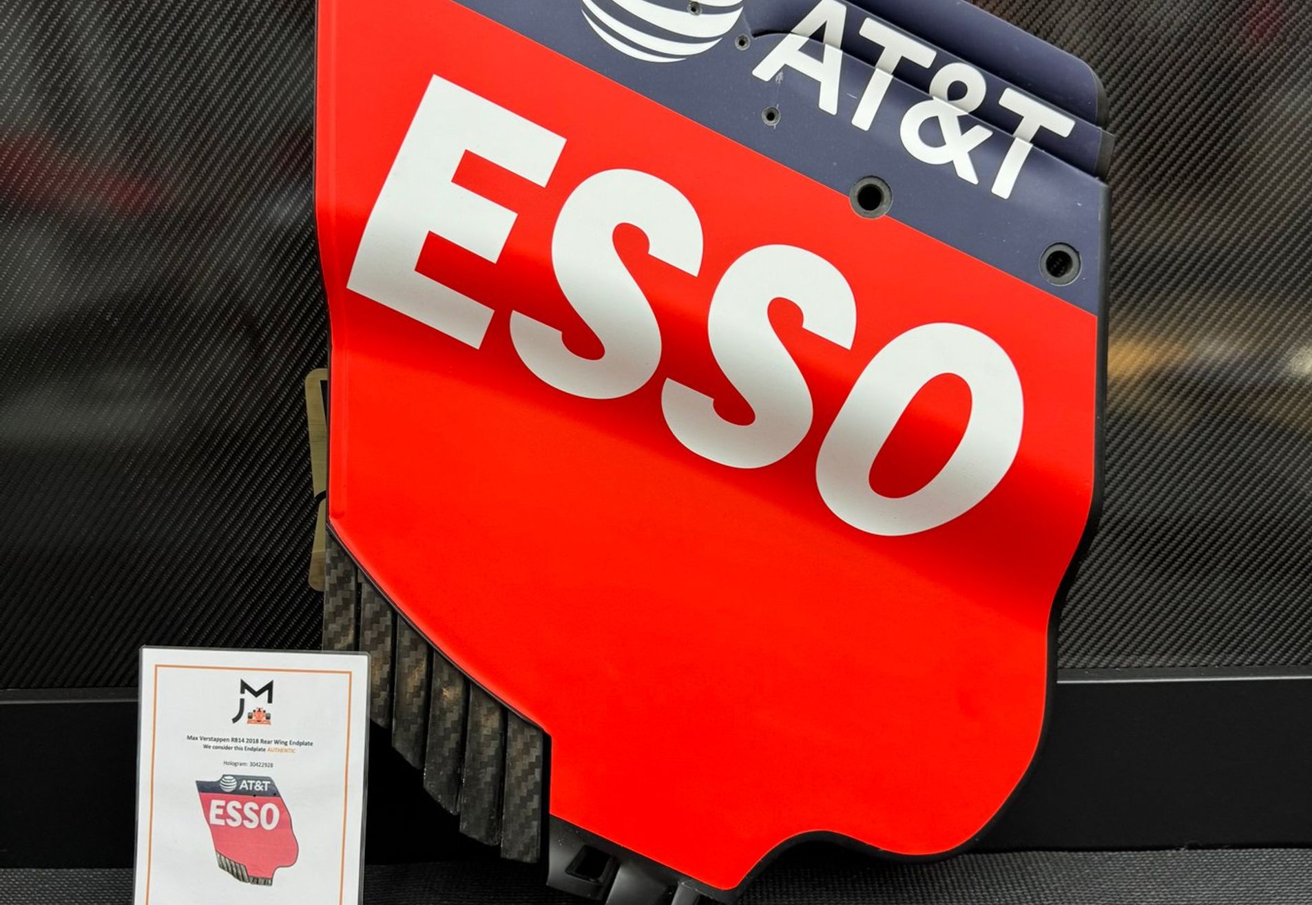 Eindplaat achtervleugel - Red Bull - RB14 2018