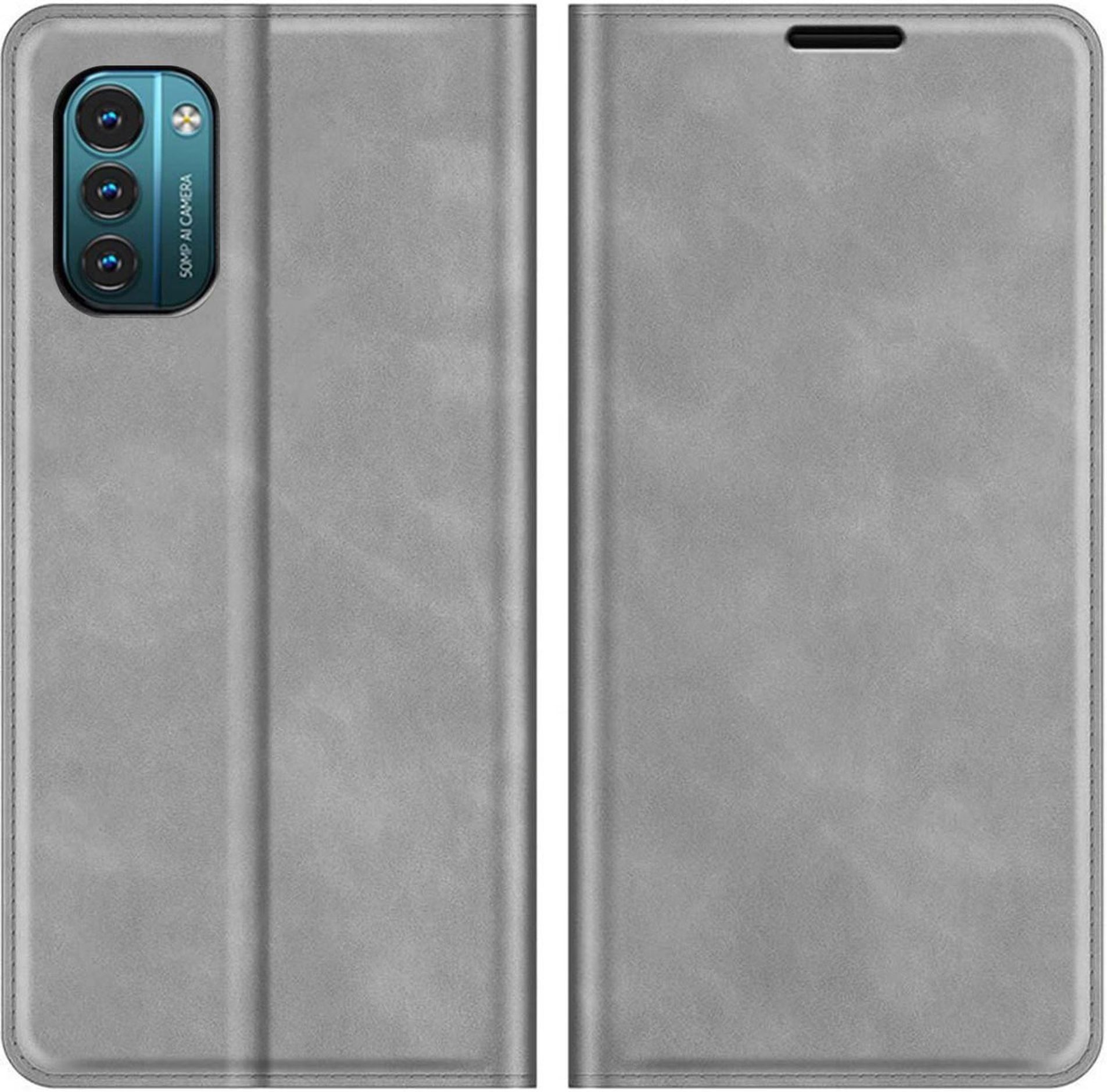 Just in Case Wallet Magnetic Nokia G11 / G21 Book Case Grijs