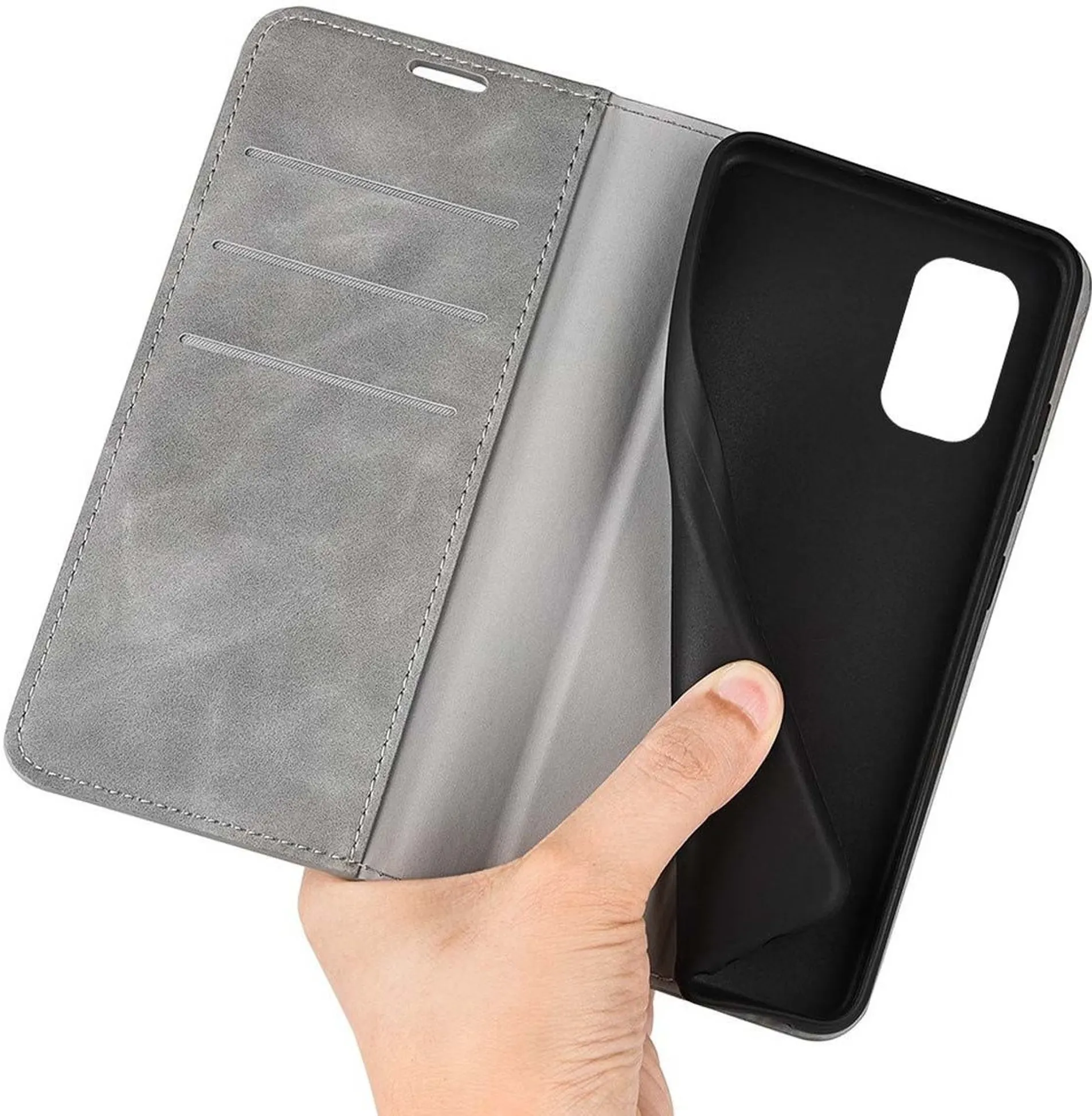 Just in Case Wallet Magnetic Nokia G11 / G21 Book Case Grijs