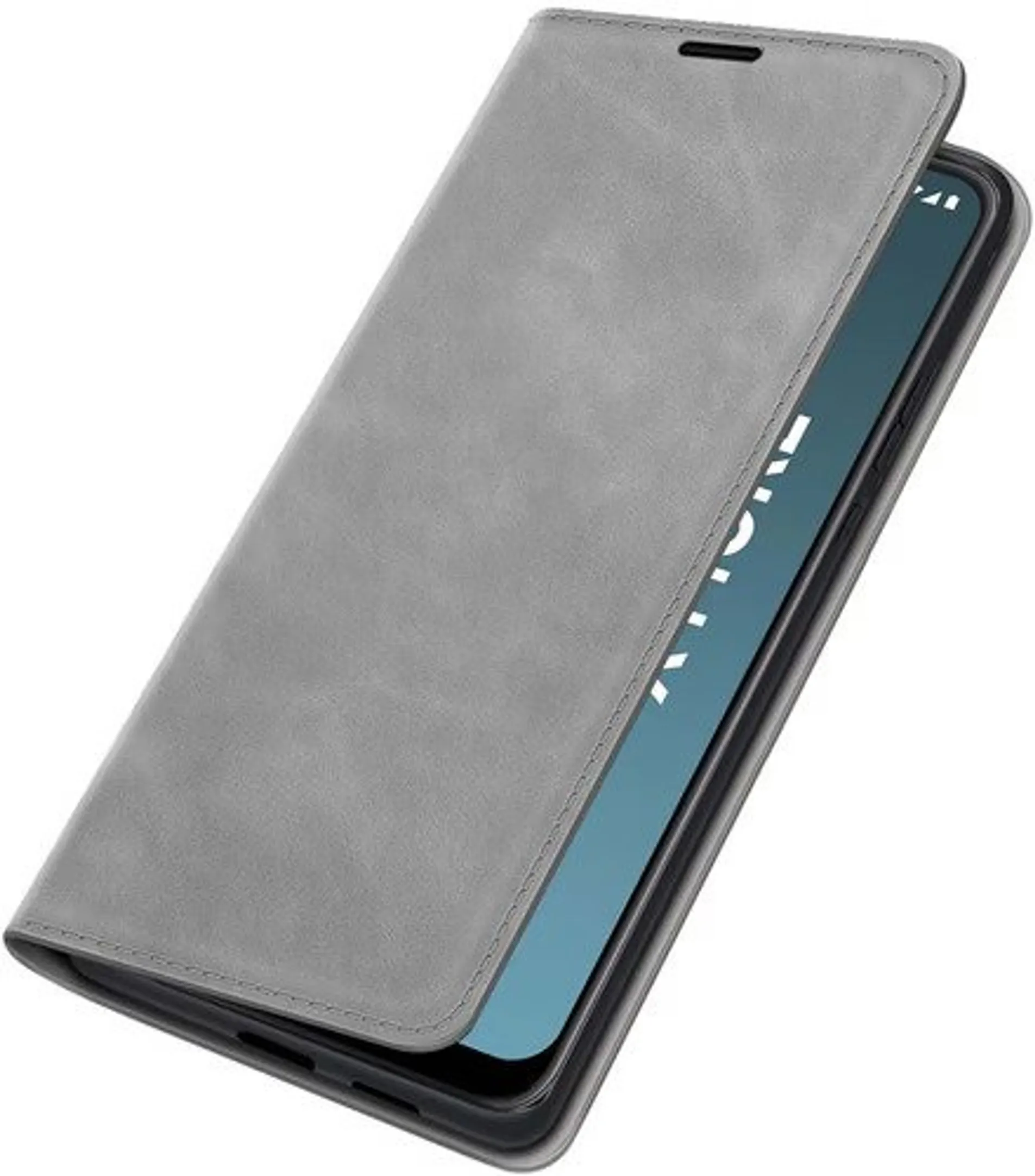 Just in Case Wallet Magnetic Nokia G11 / G21 Book Case Grijs